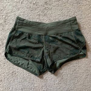 HTF camo speed shorts